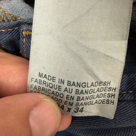 Signature By Levi Strauss & Co. Mens Regular Fit Jeans 34x34 Blue Denim - Picture 8 of 8